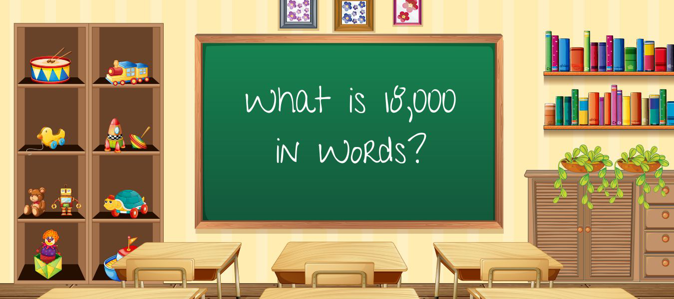18000 in Words in English
